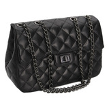 Bolsa Feminina Corrente Transversal Matelassê Média