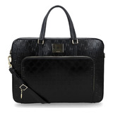 Bolsa Feminina Luz Da Lua Executiva Lux Preta 10005594