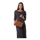 Bolsa Feminina Média Com Zíper Alça Lateral E Tiracolo top