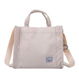 Bolsa Feminina Média Transversal Espaçosa Veludo Promoção