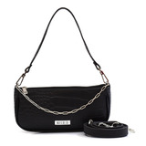 Bolsa Feminina Pequena Transversal Baguete Corrente Luxo 