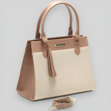 Bolsa Feminina Transversal Grande Cor Sobre Cor