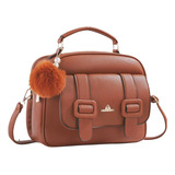Bolsa Feminina Transversal Média Baú Tiracolo Promoção Preta
