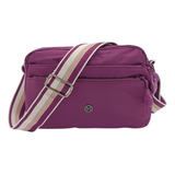 Bolsa Feminina Transversal Nylon Alça Ombro Média Tiracolo