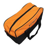 Bolsa Ferramentas Pequena Eletricista Em Lona Com 8 Bolsos Cor Laranja preto