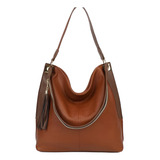 Bolsa Grande Feminina Couro Ecológico Importada Promoção