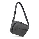 Bolsa Impermeável Slr Camera Messenger Cor 3l Cinza Escuro