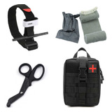Bolsa Kit Primeiros Socorros Emergência Tática Aph Militar