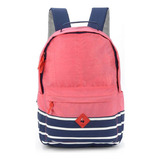 Bolsa Larrisa Manoela Ms46316up Luxcel Cor Rosa Desenho Do Tecido Listrado