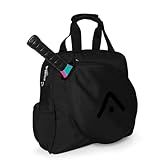 Bolsa Lateral Com Raqueteira Beach Tennis Preta Alma Genius
