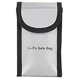 Bolsa Lipo Safe Bag  Portátil Antiexplosão De Bateria De Lítio Para DJ I Phantom Silver 8 9 X 5 5 X 14 Cm