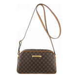 Bolsa Luz Da Lua Tiracolo Marrom Mc 6419nac Feminino Adulto