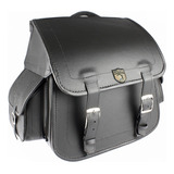 Bolsa Mala Alforge Traseiro 30l Custom Harley Davidson Dyna Virago 250 535 Chopper Road Cor Preto