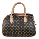 Bolsa Mala De Mão Viagem Grande Couro Sintetico Resistente