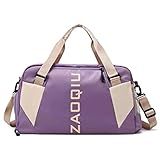 Bolsa Mala Feminina Academia Esportiva Viagem  Bolsa Esportiva De Viagem  Ideal Para Suas Viagens  Banhos De Piscina  Praia  Academia  Roxo