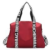 Bolsa Mala Feminina Academia Esportiva Viagem Porta Tênis Ideal Para Suas Viagens Banhos De Piscina Praia Clube Academia Prática De Esportes E Passeios Vermelho 