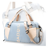 Bolsa Mala Feminina Masculina Academia Viagem Transversal Cor Bolsa Azul Claro