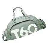 Bolsa Mala Mochila T60 Academia Bagagem Viagem Acambamento Dos Ferragens Metal Cor Verde claro Cor Da Correia De Ombro Cor Da Bolsa Desenho Do Tecido Liso