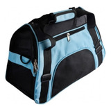 Bolsa Mala Pet Transporte Para Cães Gatos Para Viagens N 2 Cor Azul