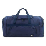 Bolsa Mala Sacola Bagagem Mao Viagem Passeio Media Cor Azul escuro Geometrico