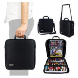 Bolsa Maleta Para 72 Esmaltes Frasqueira Black Manicure Rsm