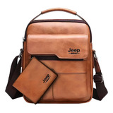 Bolsa Masculina Couro Jeep Buluo Transversal carteira