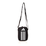 Bolsa Masculina E Feminina Training Organizer adidas Acambamento Dos Ferragens Níquel Cor Black white Cor Da Correia De Ombro Preto Desenho Do Tecido Listrado