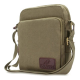 Bolsa Masculina Feminina Transversal Kvn Lona Bolso Garrafas