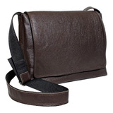 Bolsa Masculina Lado Transversal Tiracolo Lateral Couro