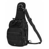 Bolsa Masculina Pochete Tática Bolsa Impermeável Militar Cor Preto