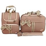 BOLSA MATERNIDADE DE LUXO MENINA Nude 