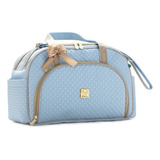 Bolsa Maternidade Grande Bebe Menina Menino Miellu Pópeti Cor Azul claro
