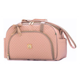 Bolsa Maternidade Grande Bebe Menina Menino Miellu Pópeti Cor Rosé