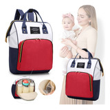 Bolsa Maternidade Mochila Termica Bebe Menino Menina Cor Tricolor