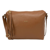 Bolsa Média Classe Feminina Couro Legítimo Original