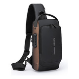 Bolsa Mochila De Ombro Lateral Anti roubo Cadeado Usb H2