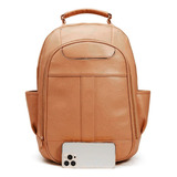Bolsa Mochila Feminina Mochila Couro Ecologico Bolsa Cor Bege