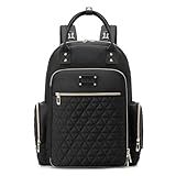 Bolsa Mochila Maternidade Portátil Grande Capacidade Bebês Fraldas Leite Impermeave Bolsa Preto