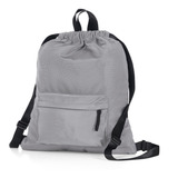 Bolsa Mochila Saco Academia Impermeável Costas Ajustável Cor Cinza Arn