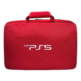 Bolsa Mochila Transporte Para Playstation 5 Acessórios Red