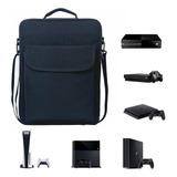 Bolsa Mochila Transporte Viagem Para Xbox One Ps5 Ps4 Preta