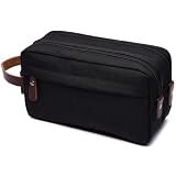 bolsa necessaire organizadora unissex pratica ideal viagem trabalho cosmeticos acessorios preto