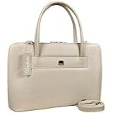 Bolsa Notebook Feminina Pasta Maleta Executiva Fashion Elegante Tablet Creme Prada
