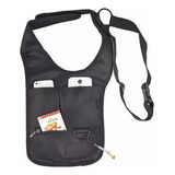 Bolsa Oculta Anti roubo Nas Axilas Com Vários Bolsos