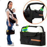 Bolsa Organizador Fraldas Carrinho Bebe Maternidade Infanti
