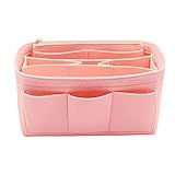 Bolsa Organizadora De Feltro Com Inserção De Bolsa Para Bolsa De Mão Para Organizador De Bolsas Serve Para Speedy Neverfull Rosa Large