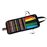 bolsa baquetas estojo portatil baquetas acessorios baquetas bolsa transporte baquetas baquetas escovas