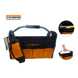 Bolsa Para Ferramentas Em Lona Reforçada 19 Bolsos Starfer Cor Laranja