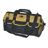 Bolsa Para Ferramentas Reforçada Fundo Plástico 52cm Lotus Cor Amarelo E Preto