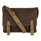 Bolsa Pasta Carteiro Transversal Masculina Feminina De Lona